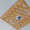 Ekena Millwork Chevron Wood Fretwork Pierced Ceiling Medallion, Alder, 20"OD x 5 1/8"ID x 3/8"T CMWP20X20X0375CHAL - alternate 6